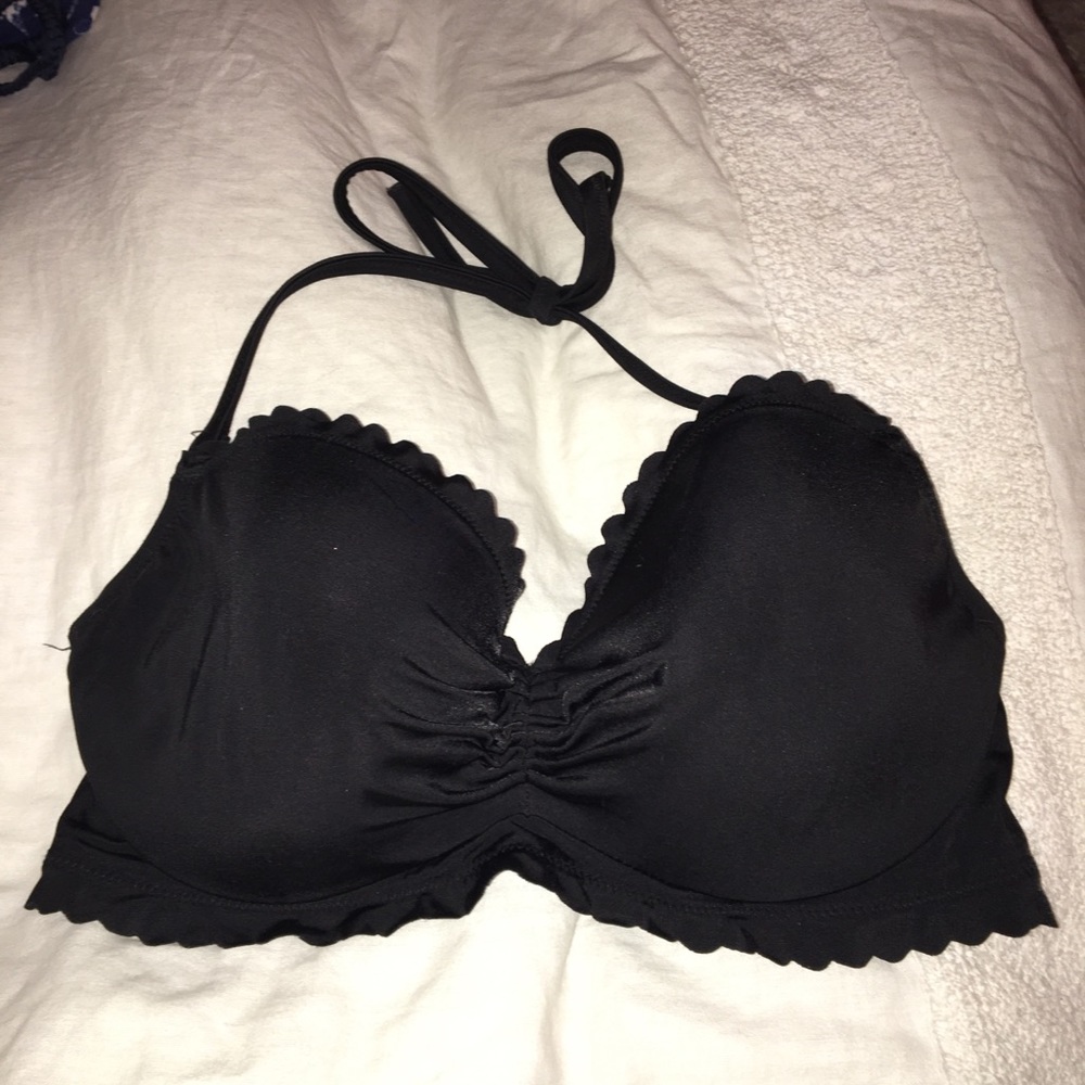 Black Victoria’s Secret bikini top